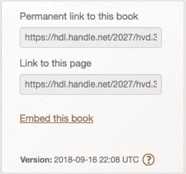 Erstellen eines permanenten Links in der HathiTrust Digital Library